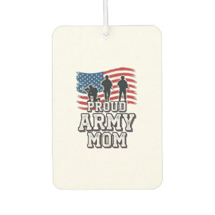 Proud Army Mum Vintage Patriotic Military Shirt_1 Car Air Freshener