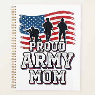 Proud Army Mum Vintage Patriotic Military Shirt_1 Planner