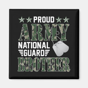 Proud Army National Guard Brother Military Family  Magnet
