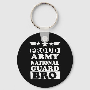 Proud Army National Guard Brother National Key Ring