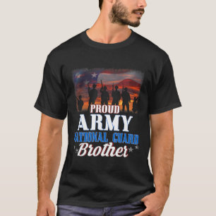 Proud Army National Guard Brother US Flag Shirt Pa