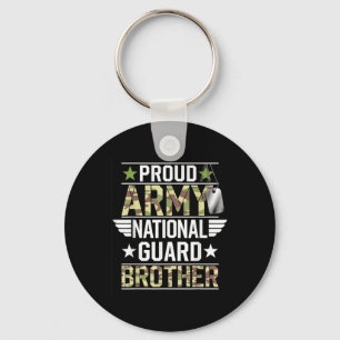 Proud Army National Guard Brother Veterans Day Ame Key Ring