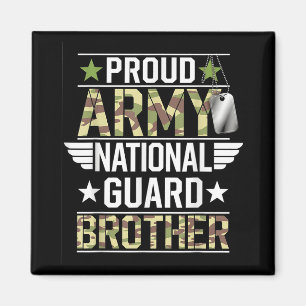 Proud Army National Guard Brother Veterans Day Ame Magnet