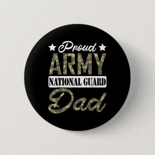 Proud Army National Guard Dad Military Family Vete 6 Cm Round Badge