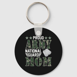 Proud Army National Guard Mum Military Family Vete Key Ring