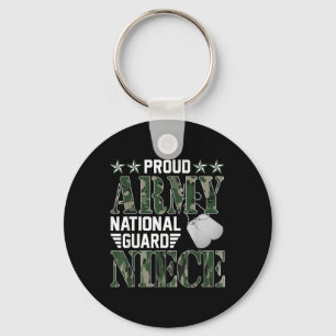 Proud Army National Guard Niece Military Family Ve Key Ring