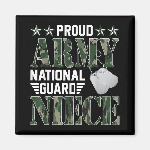 Proud Army National Guard Niece Military Family Ve Magnet