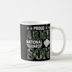 Proud Army National Guard Son Military Family Vete Coffee Mug
