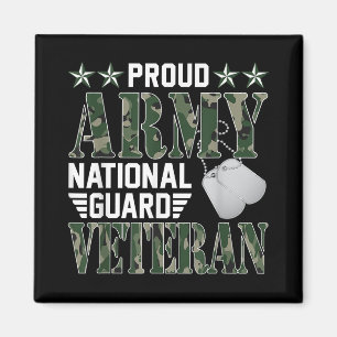 Proud Army National Guard Veteran Military Family Magnet