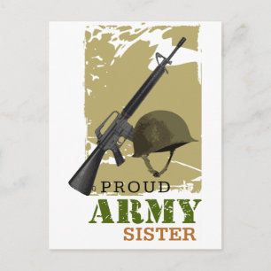 Proud Army Sister Postcard