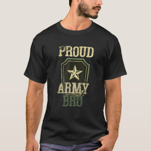Proud Army Soldier Brother USA American Military F T-Shirt