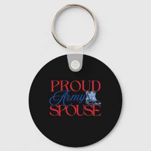 Proud Army Spouse – U.s. Army Wife Husband Militar Key Ring