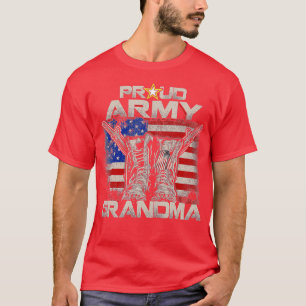 Proud Armys Grandma Military Pride (40) T-Shirt