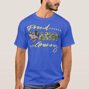 Proud Armys Grandma  Military Pride (49)  T-Shirt