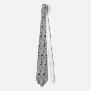 Proud As A Peacock Colourful Courtship Display Tie