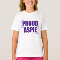 Proud Aspie Pretty Purple Asperger Syndrome Kids