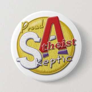 Proud Atheist Sceptic button