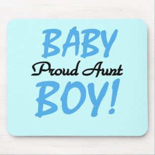 Proud Aunt Baby Boy Tshirts and Gifts Mouse Pad