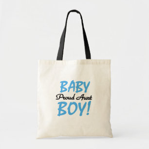 Proud Aunt Baby Boy Tshirts and Gifts Tote Bag