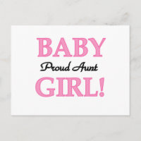 Proud Aunt Baby Girl Tshirts and Gifts