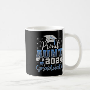 Proud Aunt Of 2024 Graduate Awesome Family College Coffee Mug