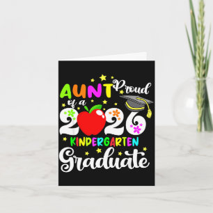 Proud aunt of 2026 kindergarten graduate mothersPr Card
