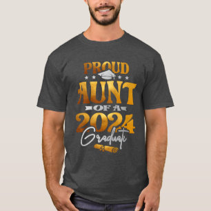 Proud Aunt of a 2024 Graduate Class of 2024 Senior T-Shirt