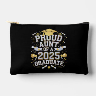 Proud Aunt Of A 2025 Graduate Graduation Family Accessory Pouch