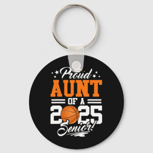 Proud Aunt Of A 2025 Senior Sketll Graduation Key Ring