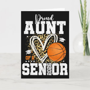 Proud Aunt Of A 2026 Senior Soccer Ll Graduation L Card