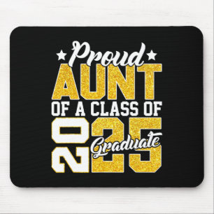 Proud Aunt Of A Cl 2025 Graduate Senior Graduation Mouse Pad