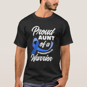 Proud Aunt Of A Hydrocephalus Warrior Nephew Niece T-Shirt