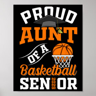 Proud Aunt Of A Sketll Senior Cl Of 2025 Graduatio Poster