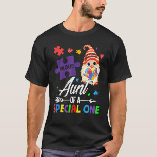 Proud Aunt Of A Special One Puzzle Gnome Autism Aw T-Shirt