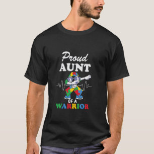 Proud Aunt Of A Warrior Autism Awareness T-Shirt
