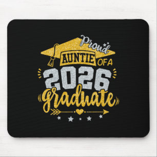 Proud Auntie Of A 2026 Graduate Grad Senior Aunt G Mouse Pad