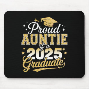 Proud Auntie Of A Cl Of 2025 Graduate Senior Gradu Mouse Pad