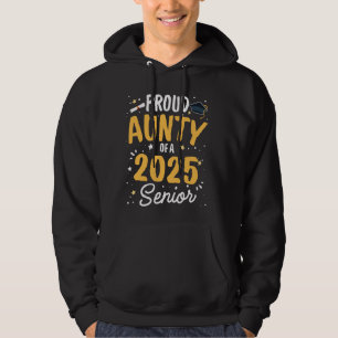Proud Aunty Of A 2025 Senior Graduation Class Of 2 Hoodie
