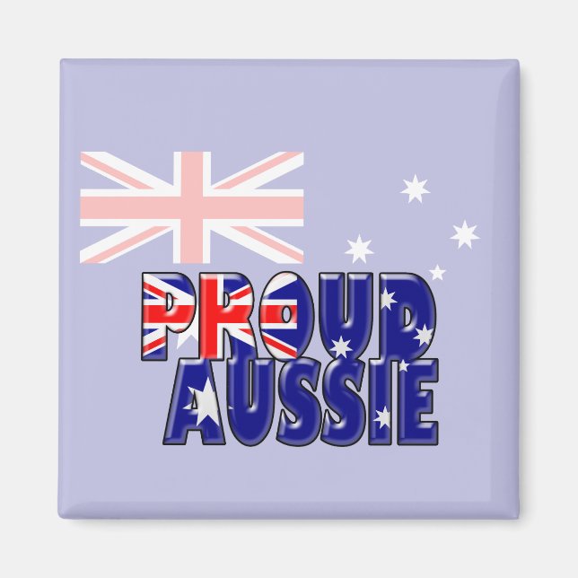proud Aussie Magnet (Front)