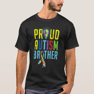 Proud Autism Brother Sibling Autism Awareness Day T-Shirt