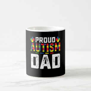 Proud Autism Dad Awareness Autistic Family Coffee Mug