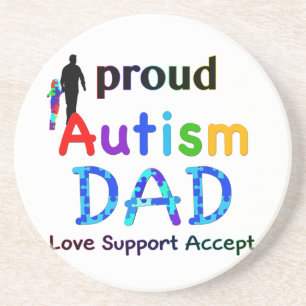 Proud Autism Dad Coaster