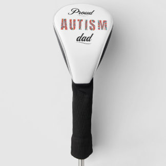 Proud autism dad golf head cover