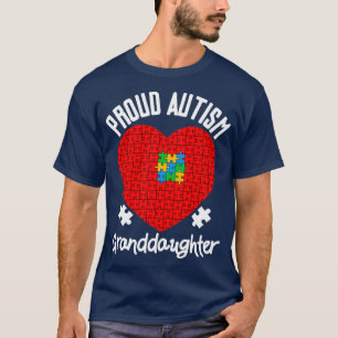 Proud Autism Granddaughter Family Matching Outfits T-Shirt