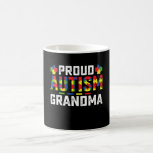 Proud Autism Grandma Awareness Autistic Family Coffee Mug