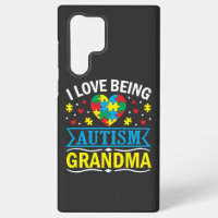 Proud Autism Grandma Colourful Awareness Love