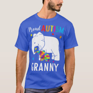 Proud Autism Grandma Elephant Autism Child Autism T-Shirt