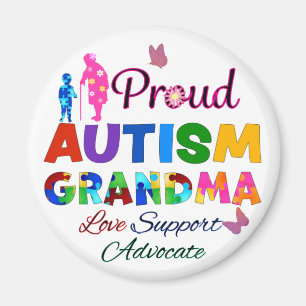 Proud Autism Grandma Magnet