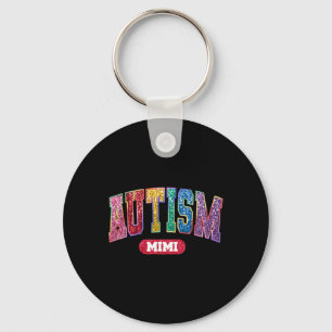 Proud Autism Mimi Autism Awareness Month Family Ma Key Ring