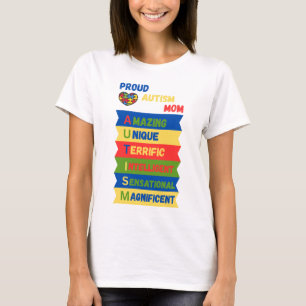 Proud autism mom T-Shirt